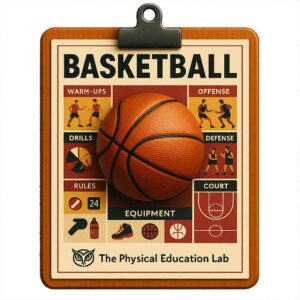 basketball lesson in PDF PE resources