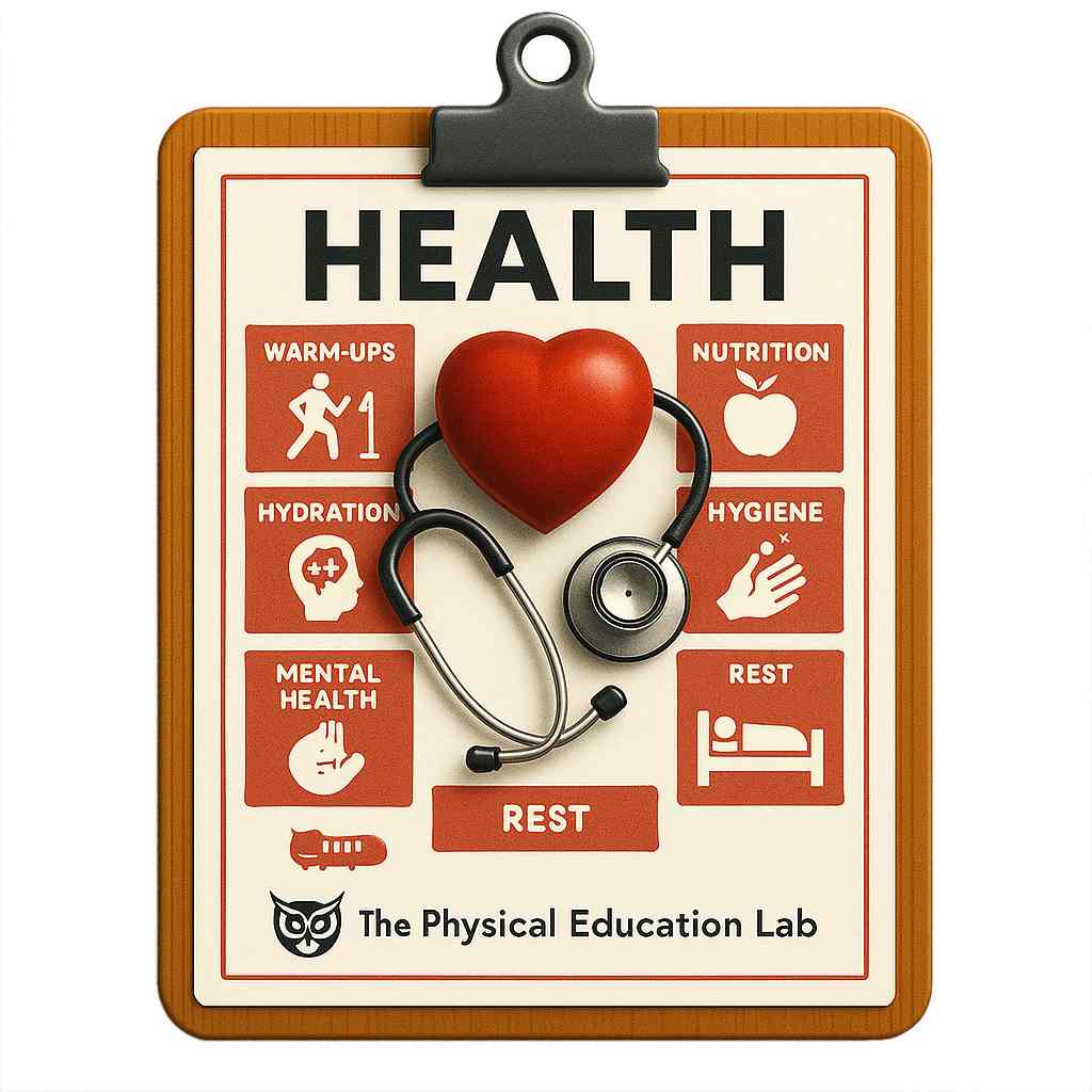 health lesson in PDF PE resources